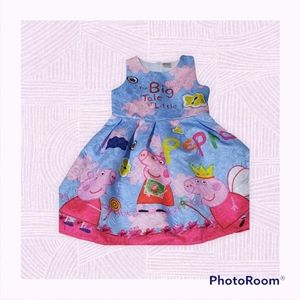 Unbranded Peppa Pig dress, fir to 6-8 years old color blue